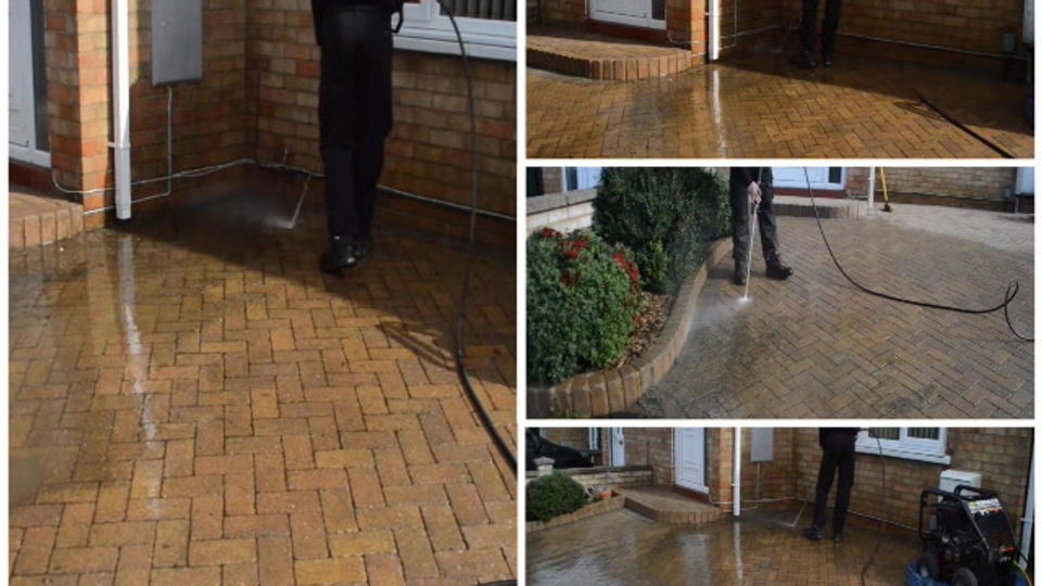 Driveway Cleaning Northants | Block Paved Driveway Cleaning in Wellingborough Northants |